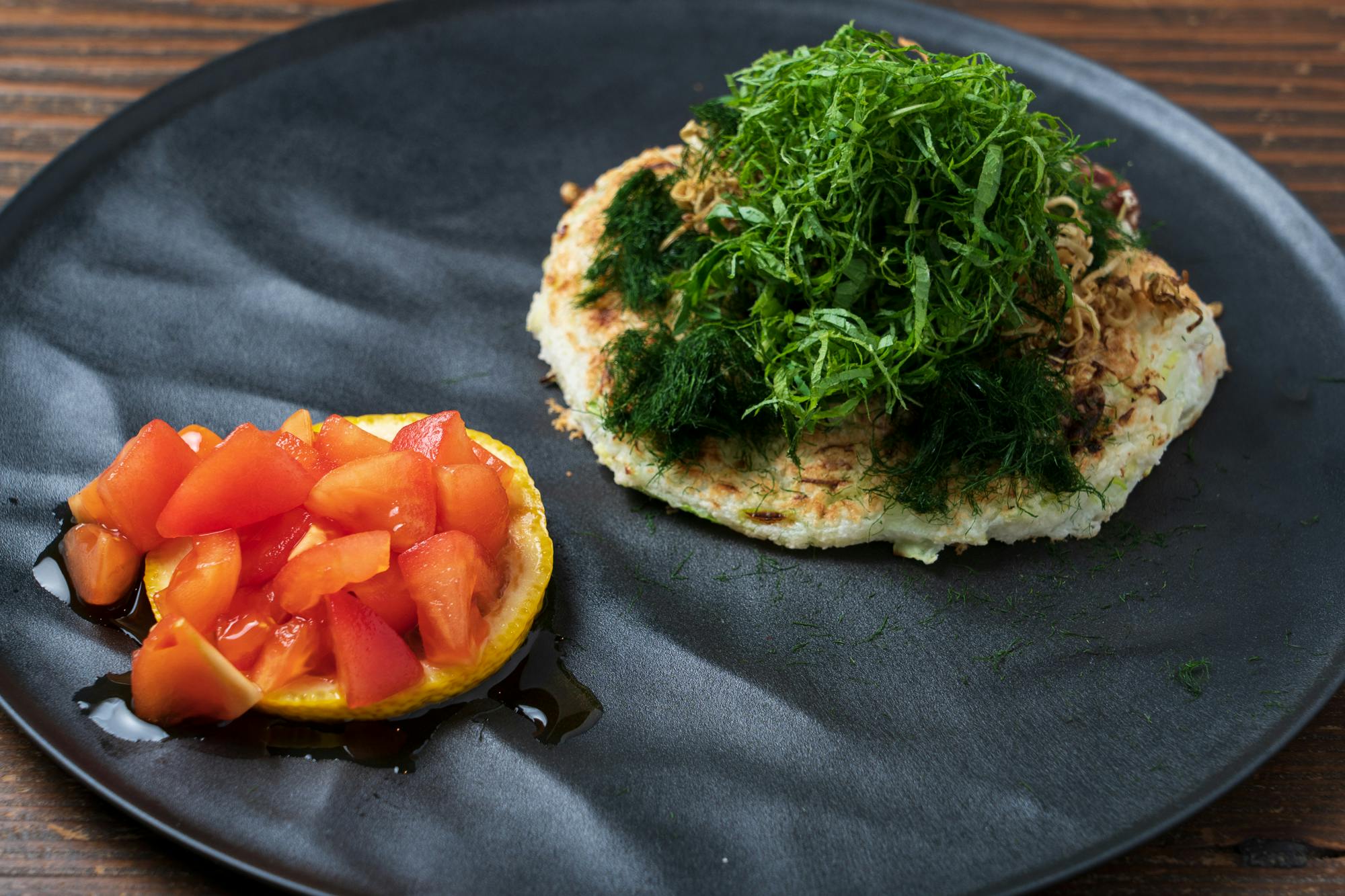 Low-carb Okonomiyaki with Next Burger